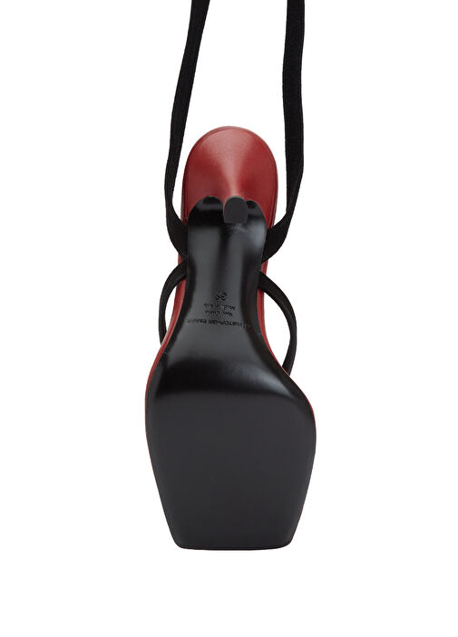 Christopher Esber Christopher Esber Frida Kırmızı Siyah Kadın Deri Sandalet Sandalet & Terlik | Beymen Kırmızı Siyah - 5. görsel