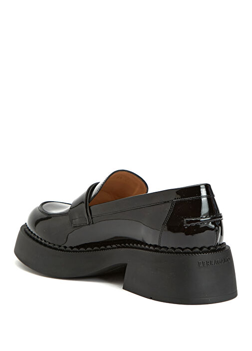 Caminia Siyah Kadın Deri Loafer - Görsel 4