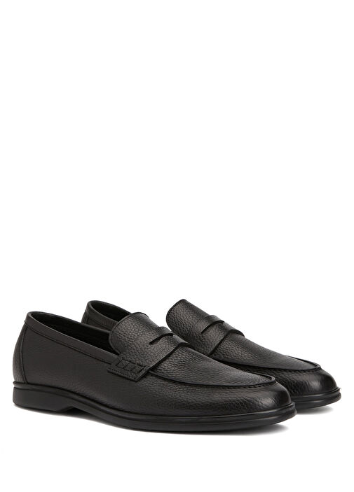 Berwick 1707 Siyah Berwick 1707 Deri Erkek Loafer
