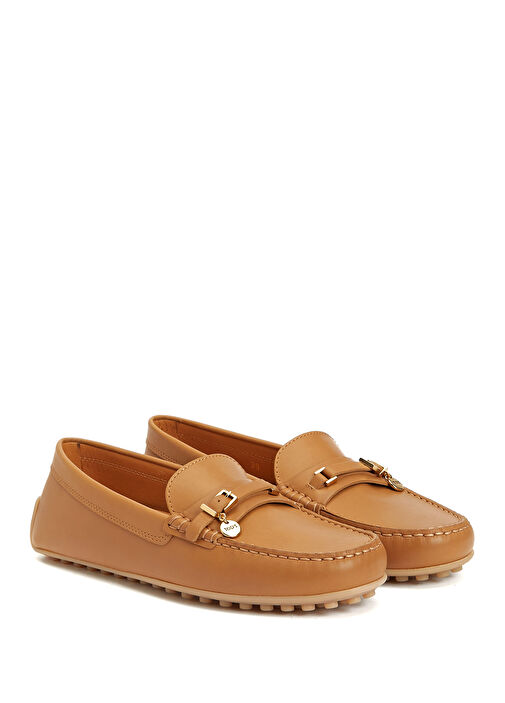 City Gommino Camel Kadın Deri Loafer - Görsel 3