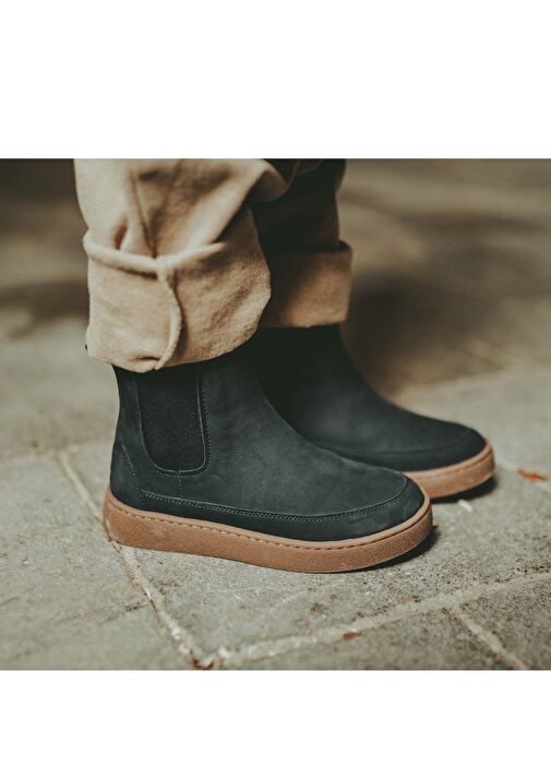 Ojeh Lacivert Unisex Çocuk Deri Bot - Görsel 7