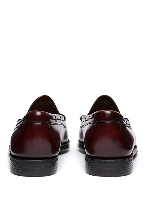 Bordo Erkek Deri Loafer - Görsel 5