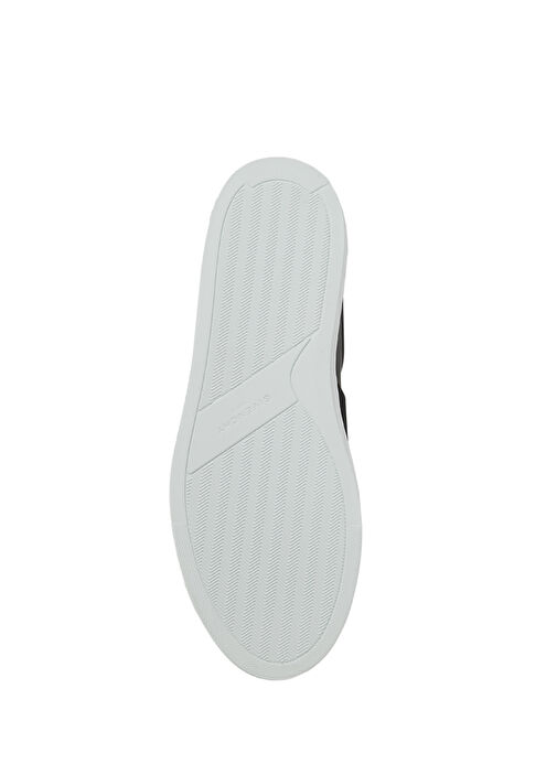Siyah Erkek Deri Sneaker - Görsel 6