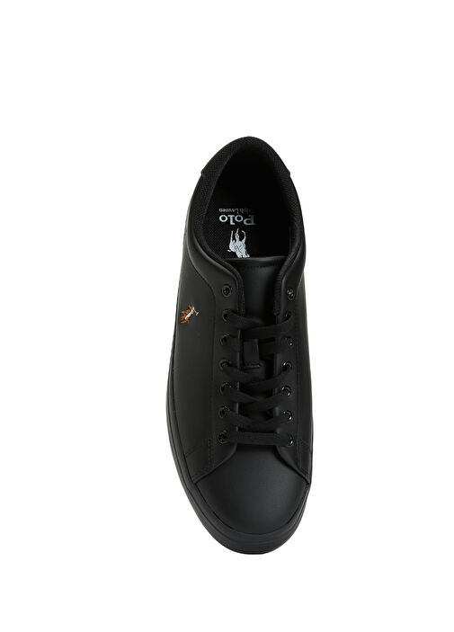 Siyah Erkek Deri Sneaker - Görsel 5