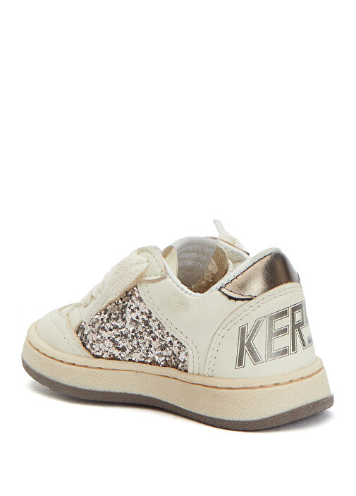 Ball Star Beyaz Çocuk Deri Sneaker - Görsel 4