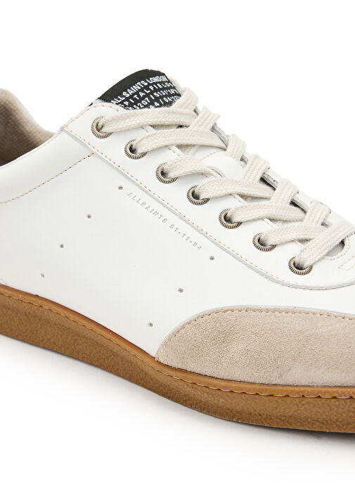 Beyaz Erkek Deri Sneaker - Görsel 6