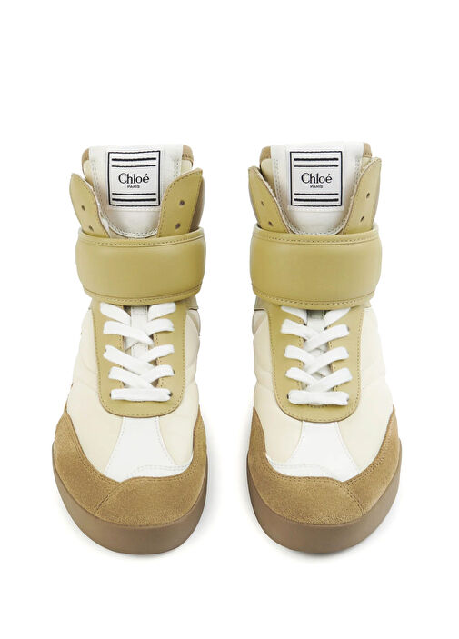 Chloe Bej Chloe Deri Krem Kadın Sneakers