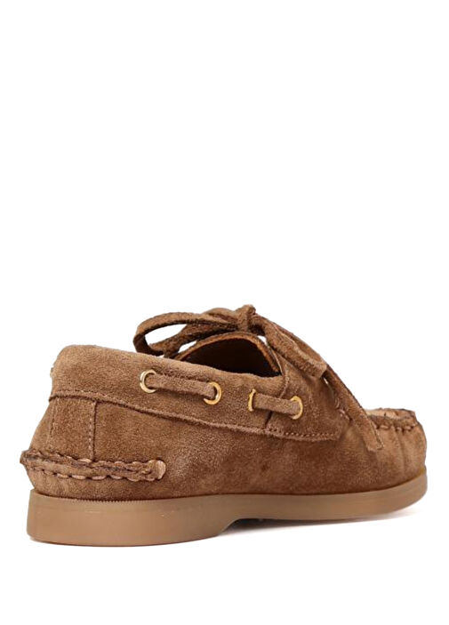 Cruise Açık Kahverengi Unisex Çocuk Süet Loafer - Görsel 4