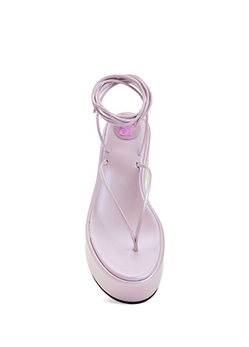 Lila Platformlu Kadın Sandalet - Görsel 5