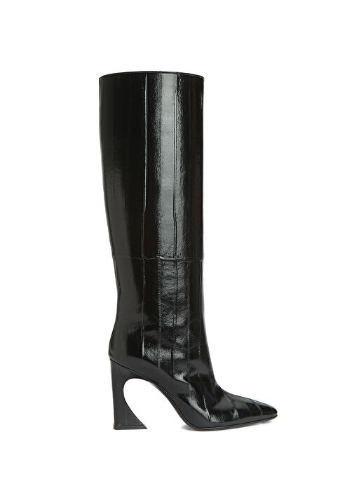Siyah Kadın Deri Çizme - Görsel 2