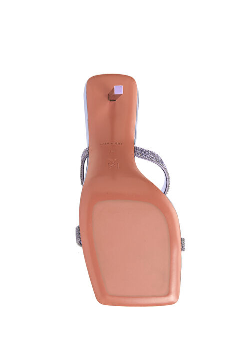 Rih Taşlı Kadın Deri Sandalet - Görsel 6