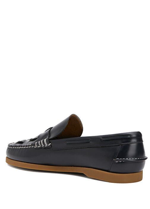 Nombela Lacivert Erkek Deri Loafer - Görsel 4