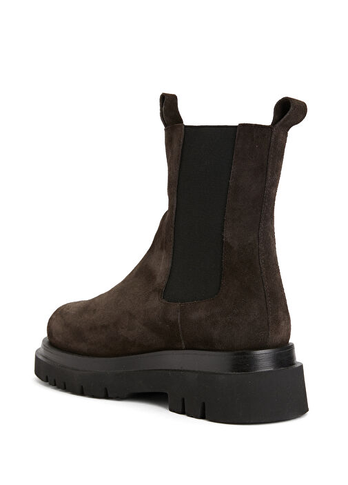 Kahverengi Kadın Süet Bot - Görsel 4