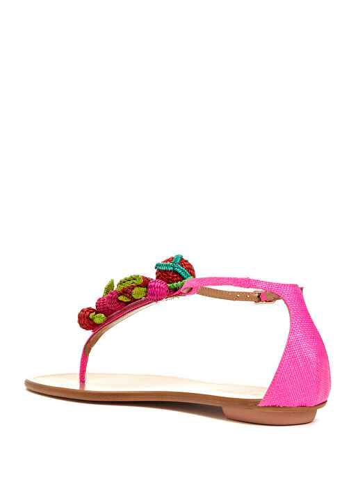Strawberry Punch Pembe Kadın Sandalet - Görsel 4