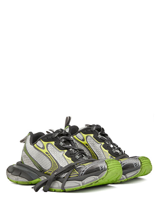 Balenciaga - 3XL Gri Yeşil Erkek Sneaker - Gri-Yesil