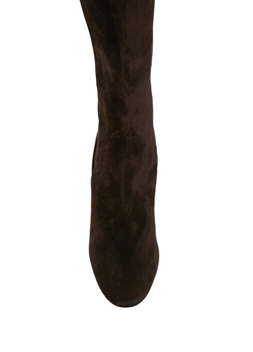 Jane Koyu Kahverengi Kadın Deri Çizme - Görsel 5