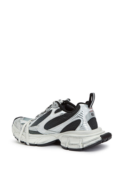 3XL Siyah Gri Kadın Sneaker - Görsel 4