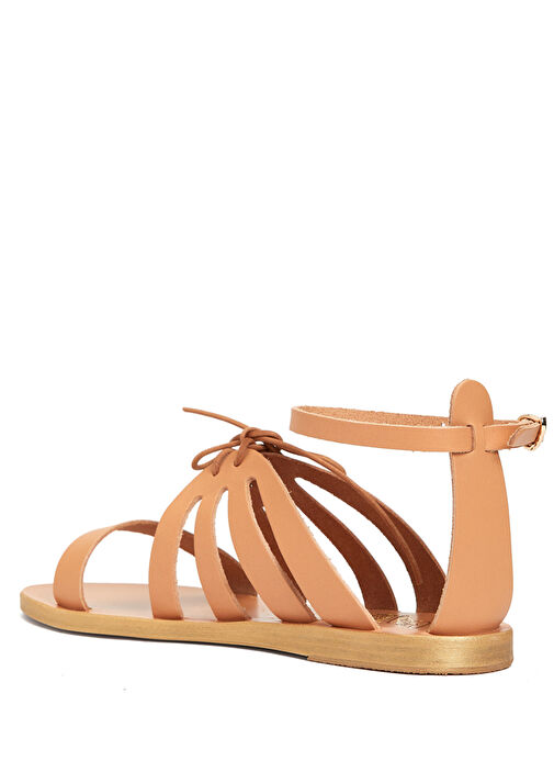 İphigenia Archive Naturel Kadın Deri Sandalet - Görsel 4
