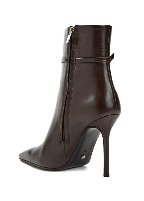 Kahverengi Kadın Toka Detaylı Bot - Görsel 4