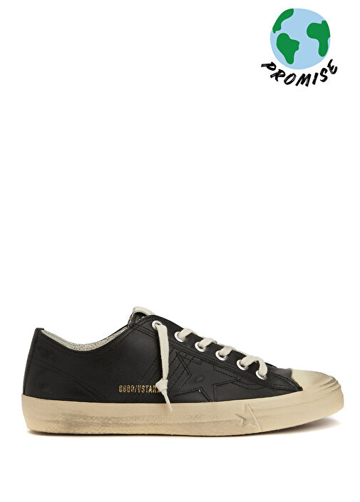 V-Star Siyah Erkek Deri Sneaker - Görsel 2