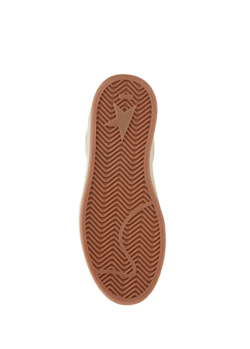 Ball Star Bej Kadın Deri Sneaker - Görsel 6
