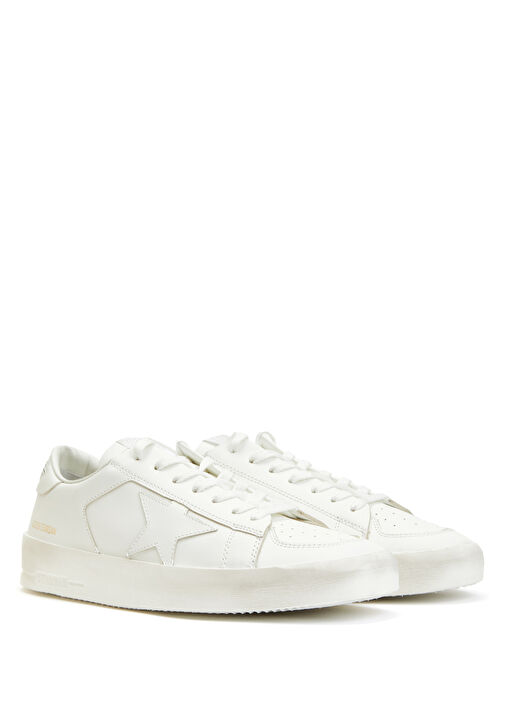 Stardan Beyaz Erkek Deri Sneaker - Görsel 3