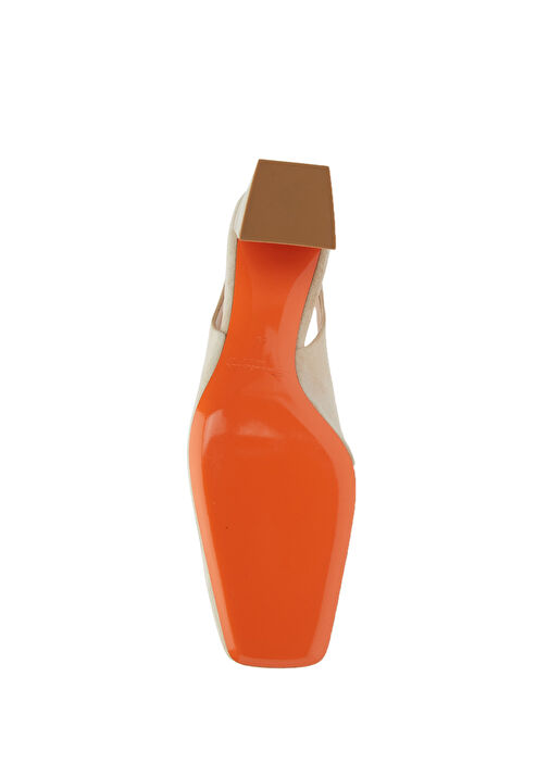 Marta Bej Süet Topuklu Ayakkabı - Görsel 6