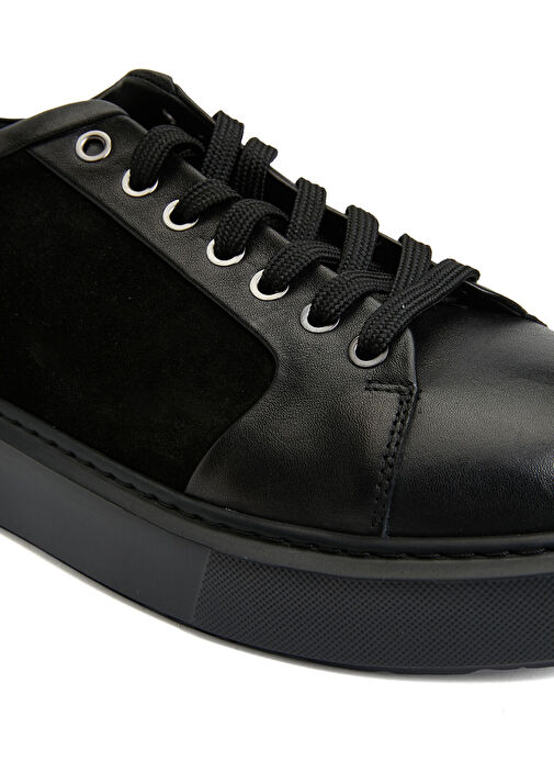 Network Siyah Network Deri Erkek Sneaker