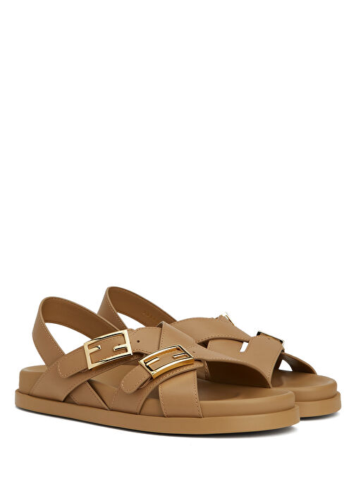 Vizon Kadın Deri Sandalet - Görsel 3