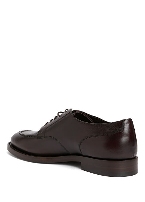 Koyu Kahverengi Erkek Deri Ayakkabı - Görsel 4
