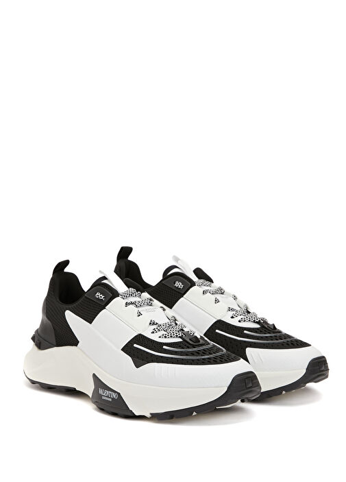 Çok Renkli Erkek Deri Sneaker - Görsel 3