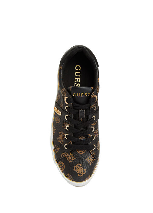 Britz Siyah Logo Desenli Kadın Sneaker - Görsel 5