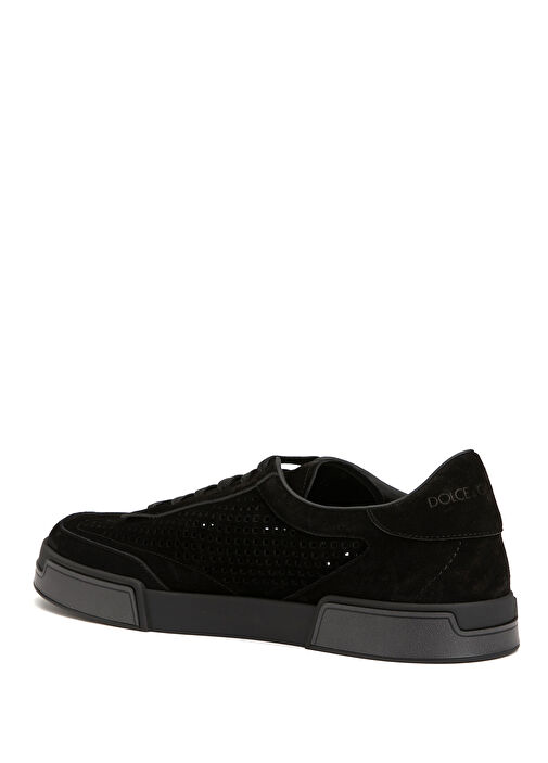 Siyah Erkek Deri Sneaker - Görsel 4