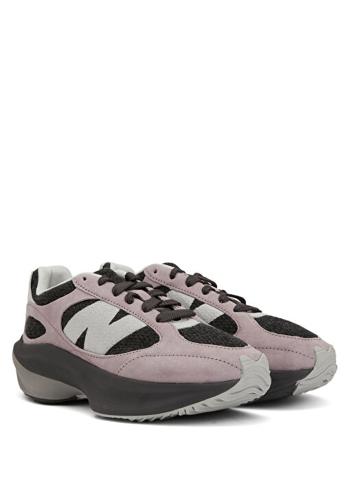 Warped Siyah Mor Erkek Süet Sneaker - Görsel 3