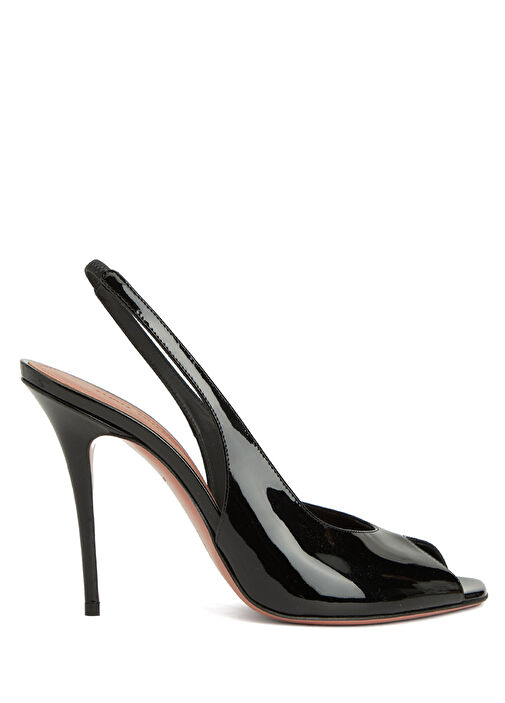 Kristina Siyah Deri Topuklu Ayakkabı - Görsel 2