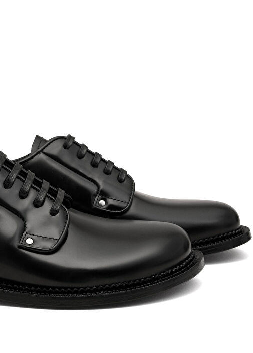 Siyah Erkek Deri Ayakkabı - Görsel 5