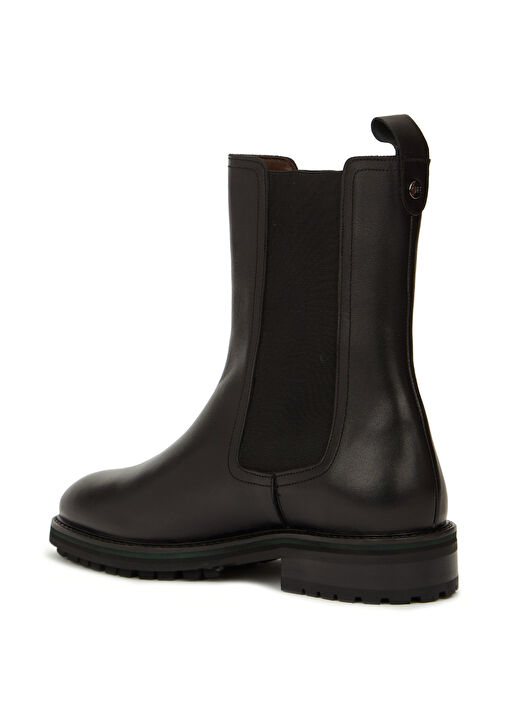 Siyah Kadın Deri Bot - Görsel 9