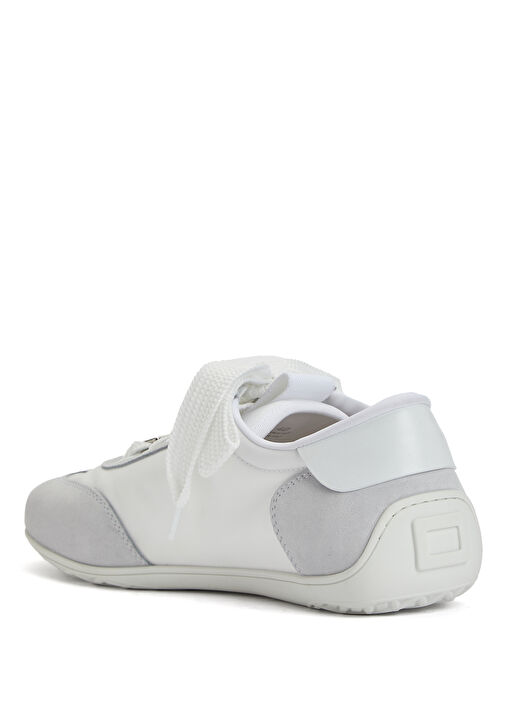 Viv Beyaz Kadın Deri Sneaker - Görsel 4