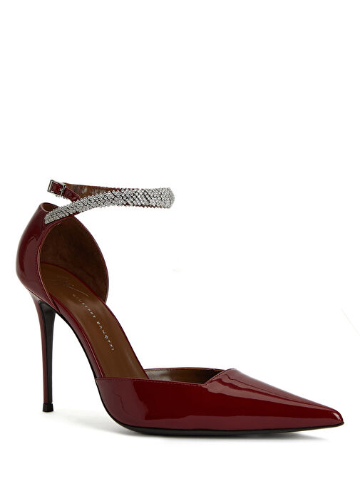 Bordo Rugan Stiletto - Görsel 3