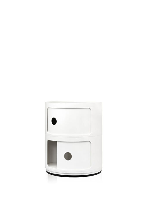Kartell ツービー　H55cm 定価61800円 Kartell - Componibili 2 Çekmeceli Beyaz Modül - Beyaz