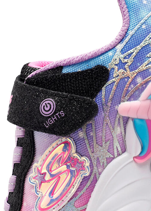 Unicorn Dreams Siyah Kız Çocuk Sneaker - Görsel 12