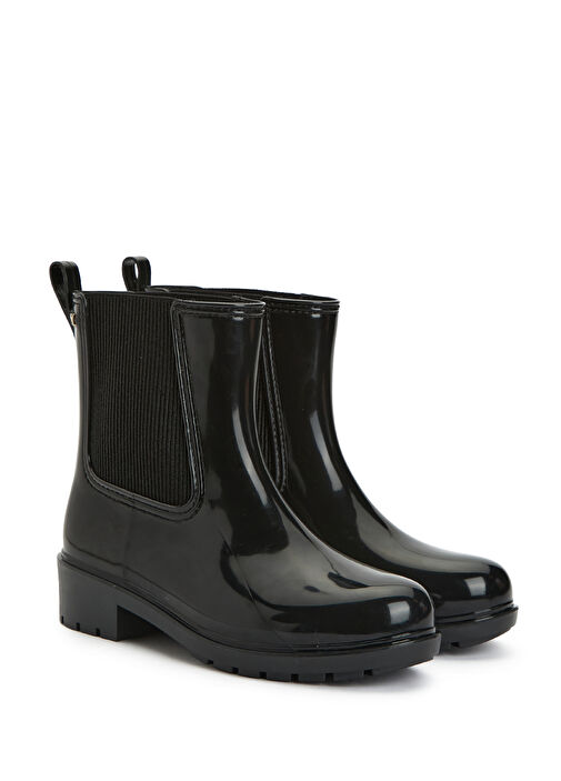 Siyah Kadın Yağmur Botu - Görsel 3