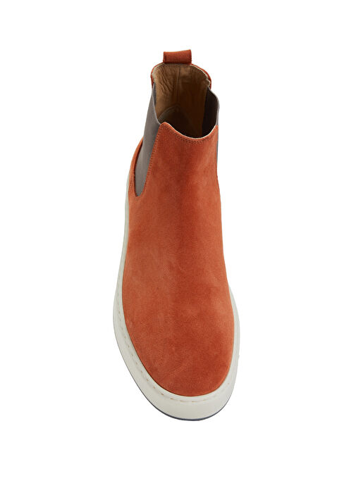 Turuncu Erkek Süet Bot - Görsel 5