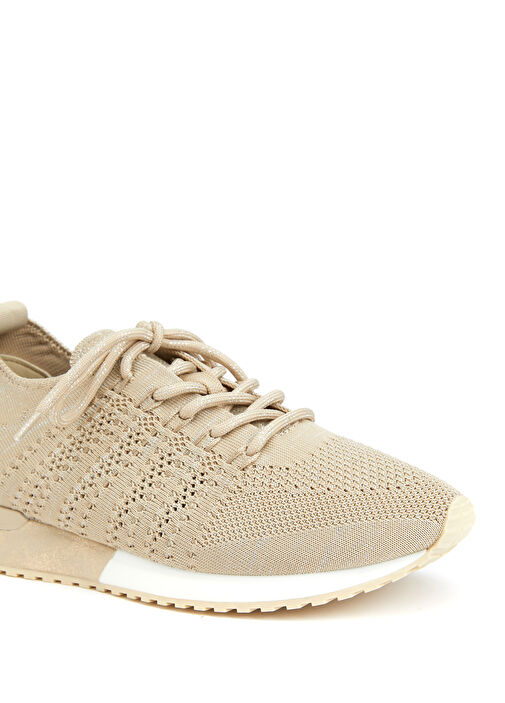 Bej Kadın Sneaker - Görsel 7