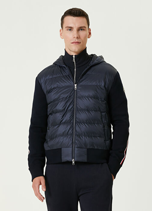 Moncler jacket navy blue deals