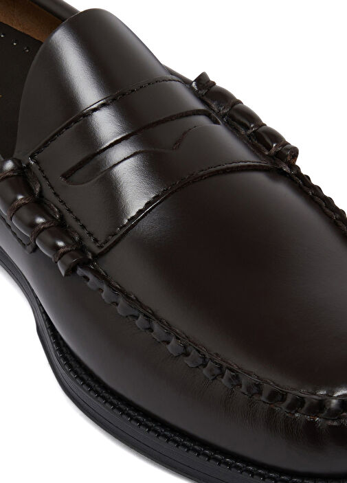 Kahverengi Erkek Deri Loafer - Görsel 5
