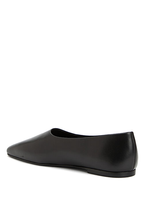 New Essential Siyah Deri Babet - Görsel 4