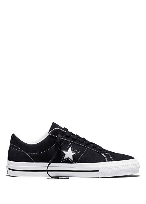 Converse Siyah Kadın Cons One Star Pro Siyah Süet Unisex Sneaker