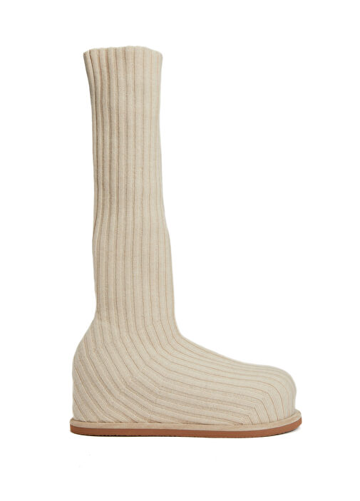 Veneda Bej Kadın Yün Çizme - Görsel 5