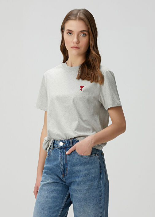 Ami Paris Gri Kadın Gri T-shirt 1652745 | Beymen